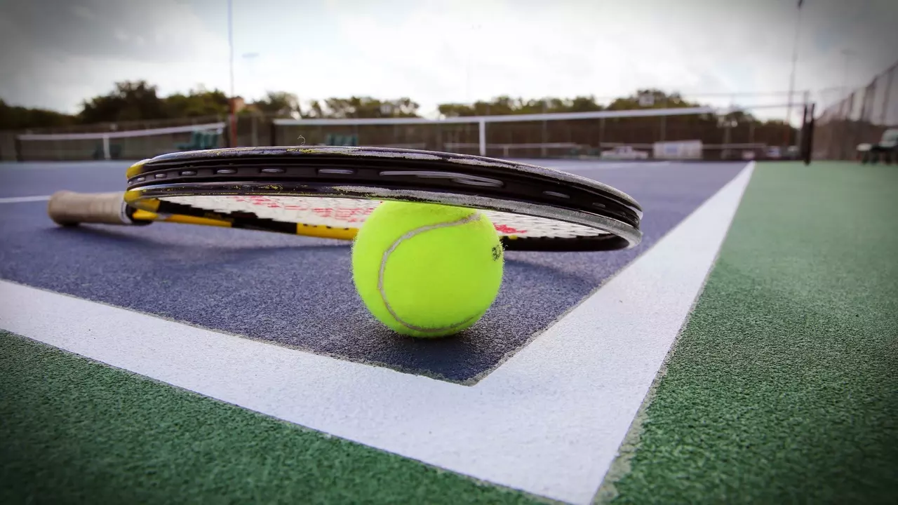 What are tennis courts made out of?